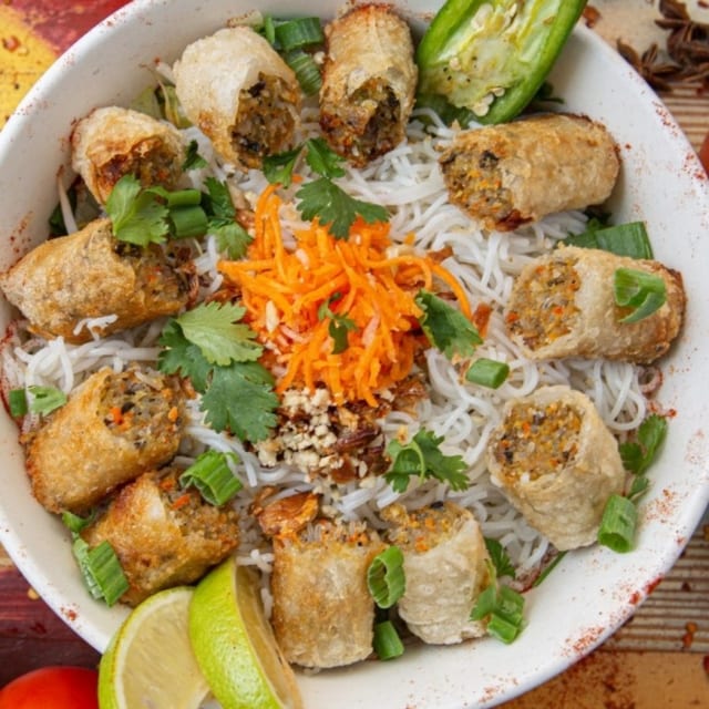 Egg Roll Bowl (Bun Cha Gio).