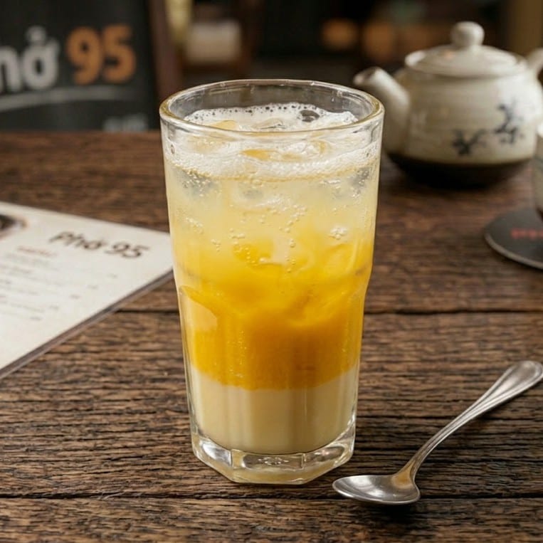 Soda with Yolk, Milk (Soda Sua Hot Ga).