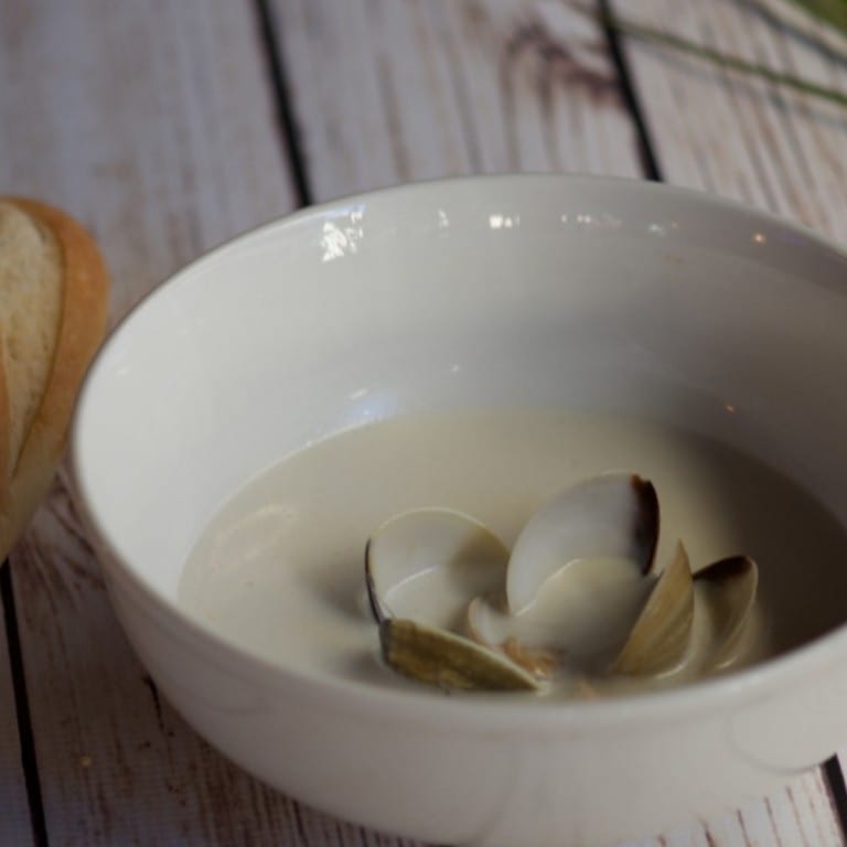 Coconut Lemongrass Clams.