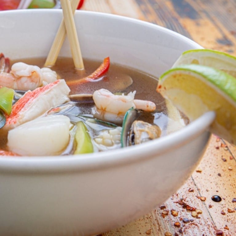 Seafood with Scallions, Ginger.