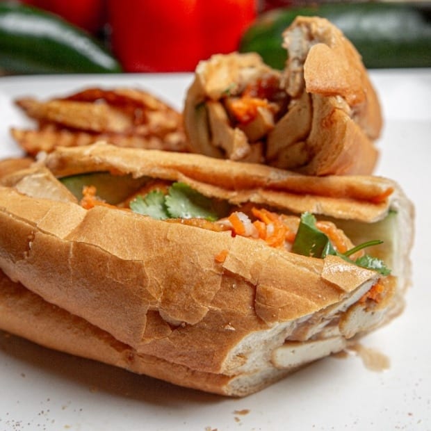 Grilled Pork Sandwich (Banh Mi Heo Nuong).