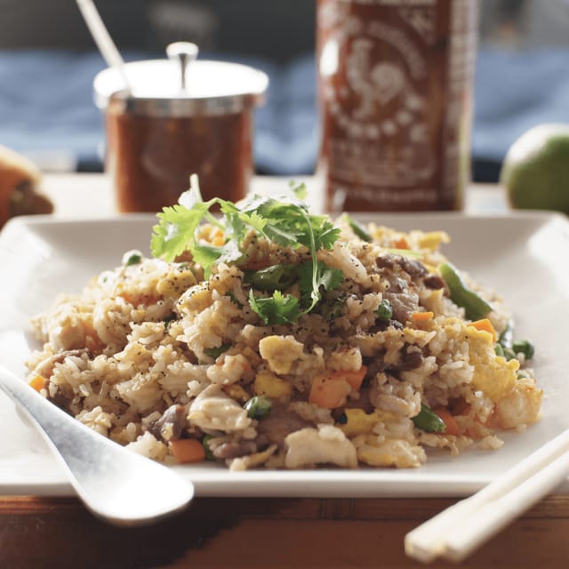 Fried Rice Beef Or Pork (Com Chien Bo Hoac Heo.