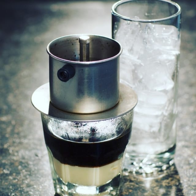 Espresso Black Coffee (Ca Phe Den Da Hoac Nong).