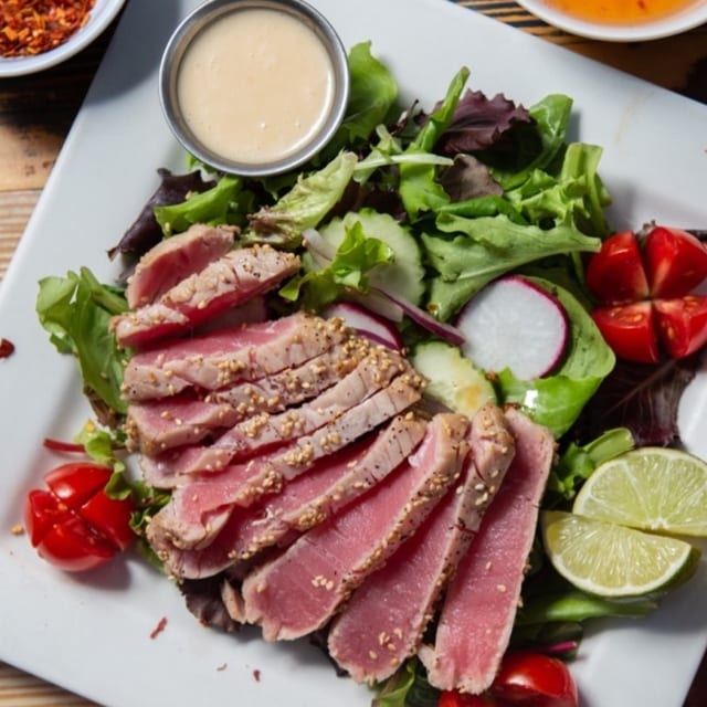 Tuna Tataki Salad.